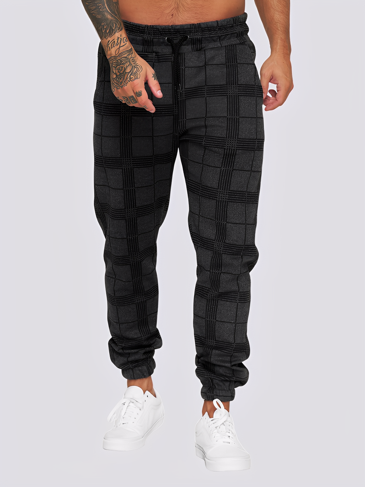 Jaeden - Stilfulle rutete bukser for herrer