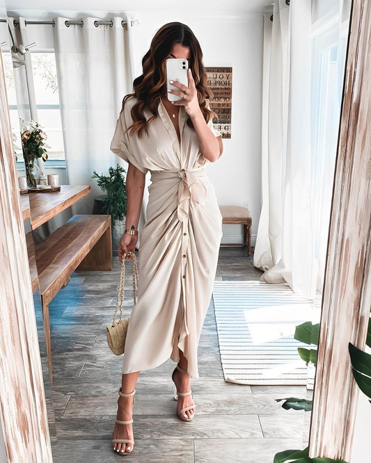 Antoinette - Lang elegant kjole for kvinner