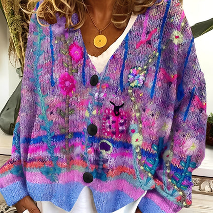 Daphné - Behagelig og fargerik genser for kvinner