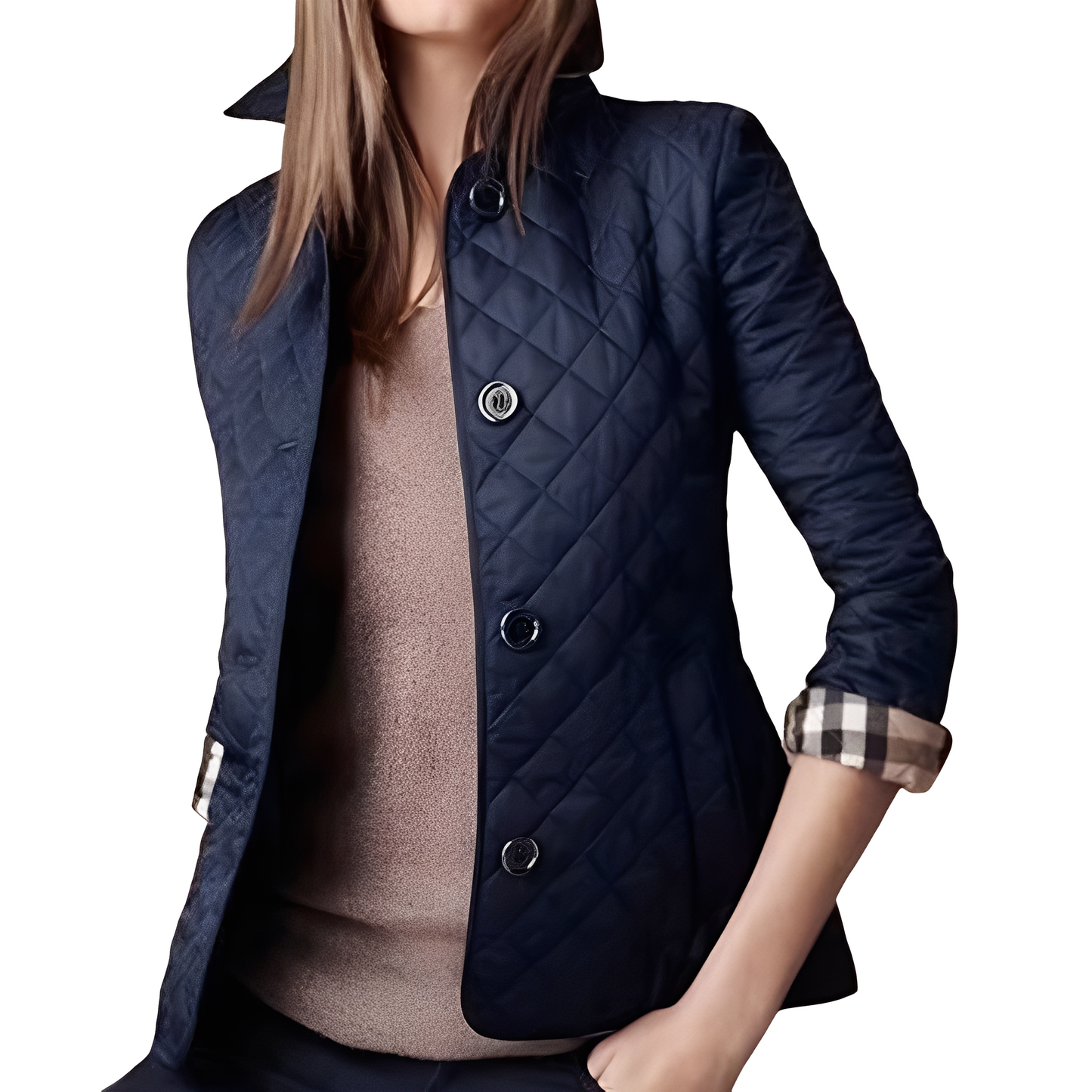 Astoria - Stilfull Slim-Fit-Jakke med Knapper for Herrer
