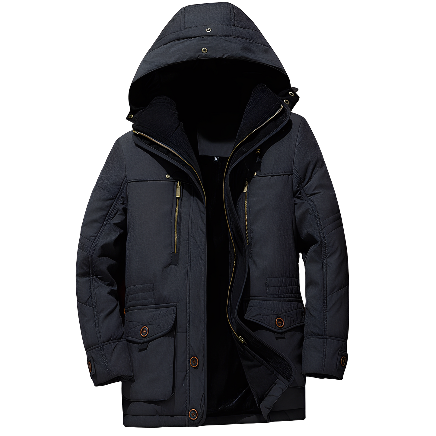 Bruce - Stilfulle hettejakke med varmt fôr for herrer