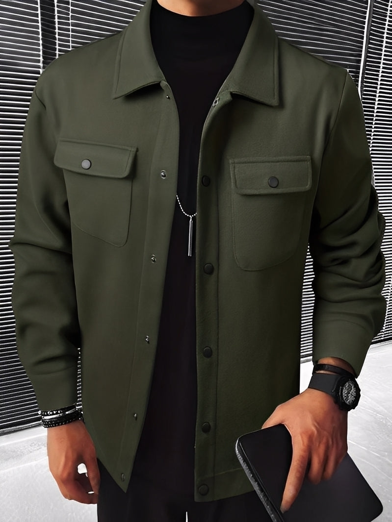 Clinton - Moderne Reversjakke med Lommer for Herrer