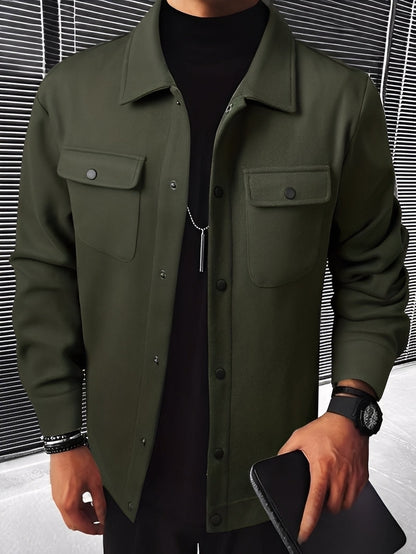 Clinton - Moderne Reversjakke med Lommer for Herrer