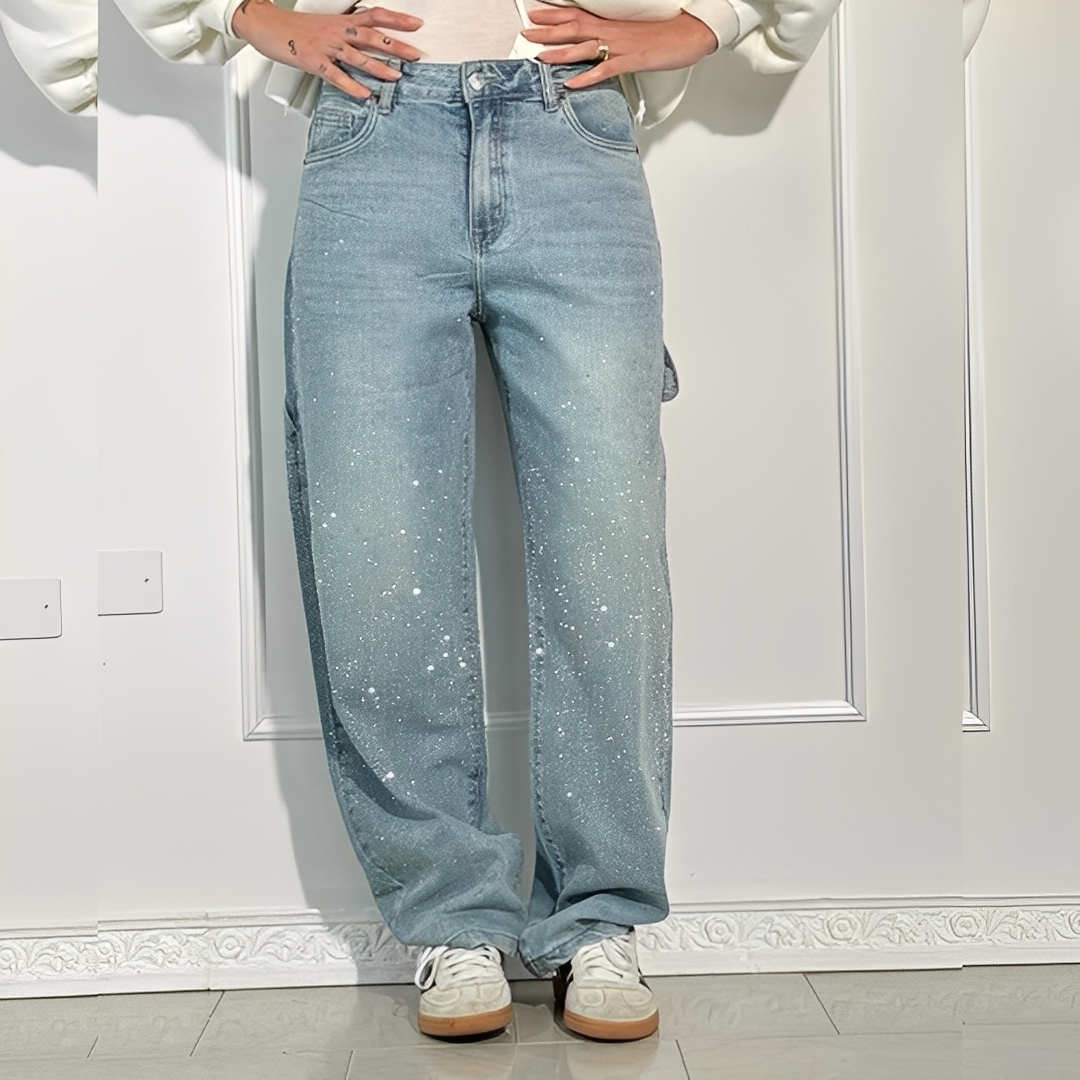Gigi - Elegant oversize jeans for kvinner