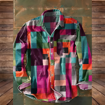 Gontran - Elegant skjorte med praktisk lomme for menn