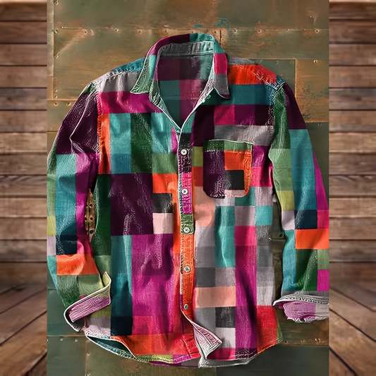 Gontran - Elegant skjorte med praktisk lomme for menn