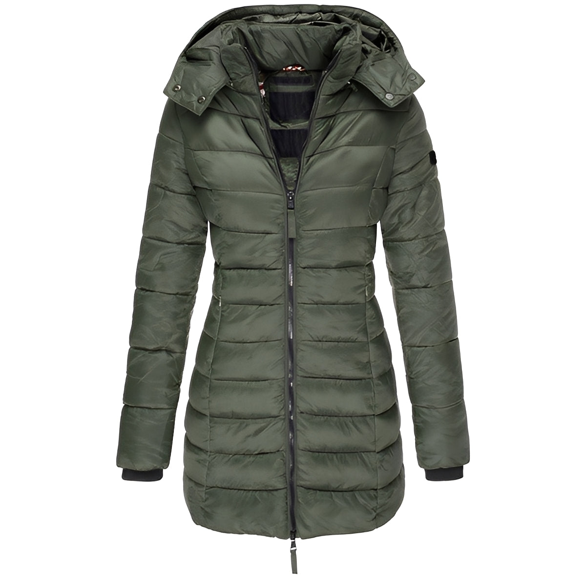 Louisa - Elegant, varm, polstret jakke for kvinner