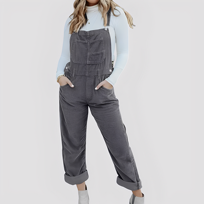 Mildred - Klassisk, løs passform jeans-snekkerbukse for damer