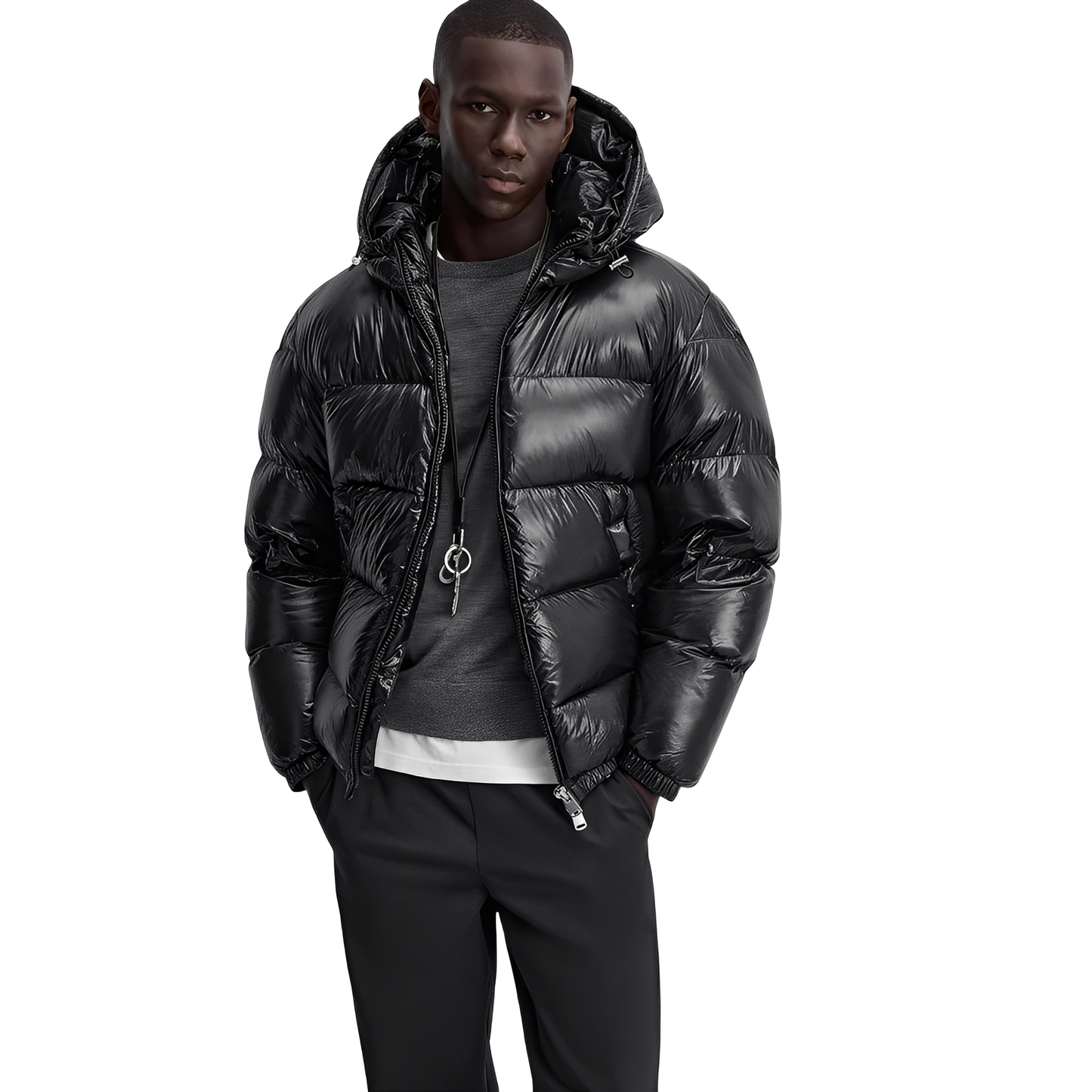 Darrel - Stilig dunjakke med hette for damer