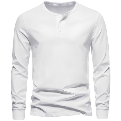 Nowell - Tilfeldig, mykt langermet skjorte for herrer