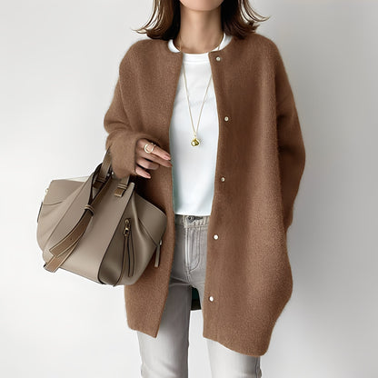 Dahlia - Stilfull, locker sittende Cardigan for Damer