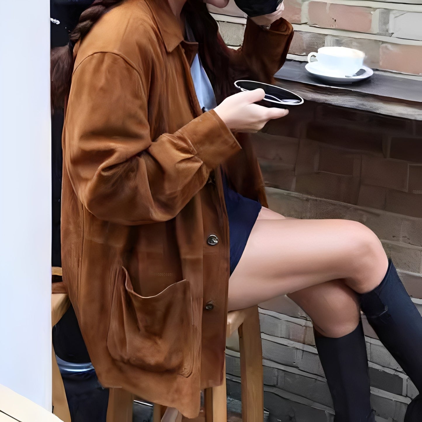 Armelle - Myk jakke med påsydd lommer for kvinner