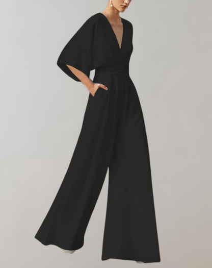 Yoko – Behagelig jumpsuit med vide ben