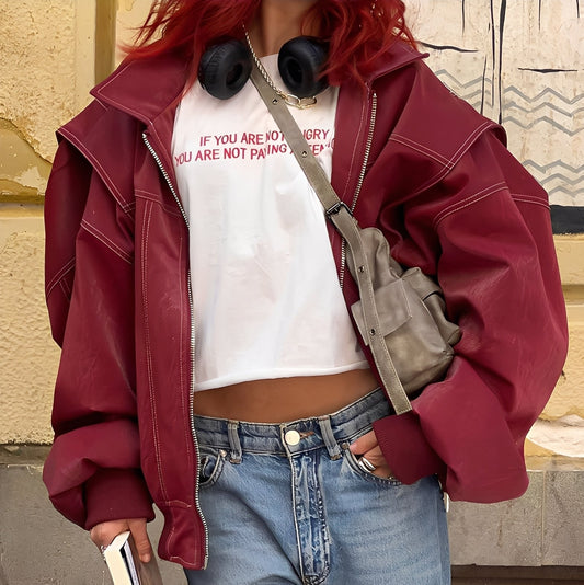 Hailie - Stilfulle, løs passform termisk jakke for damer