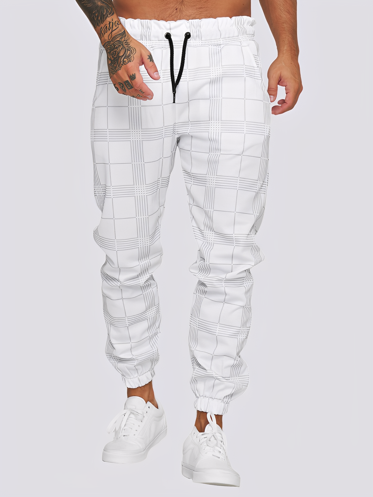 Jaeden - Stilfulle rutete bukser for herrer