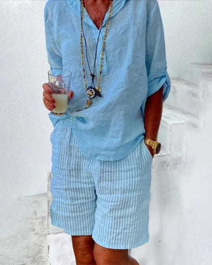 Élise – Shorts med striper