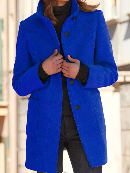 Julissa - Varm vinterfrakk med lomme for kvinner