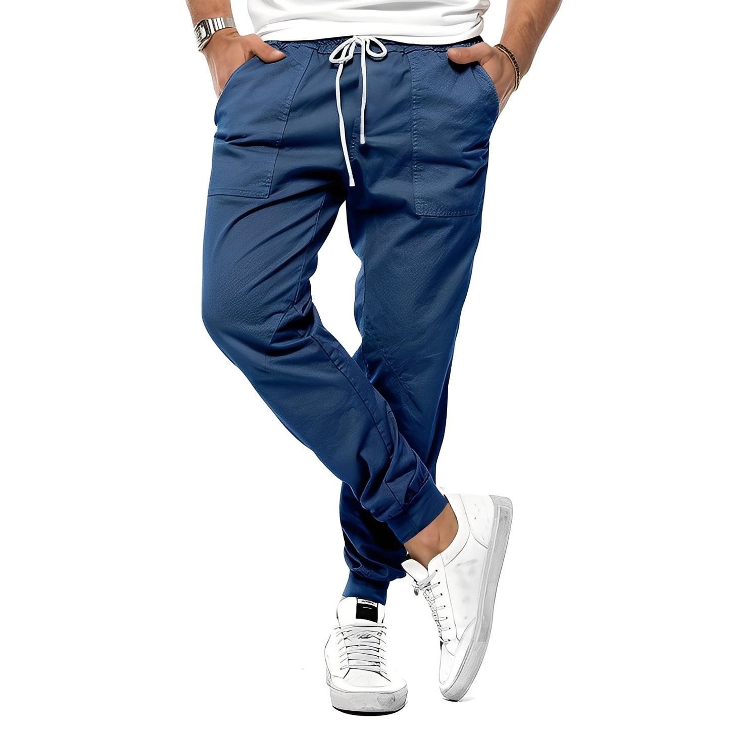 Cooper - Stilige Stretch-Sportbukse for Herrer