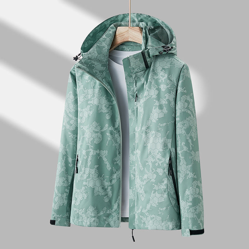 Palmer - Unisex-Regnjakke med Hette