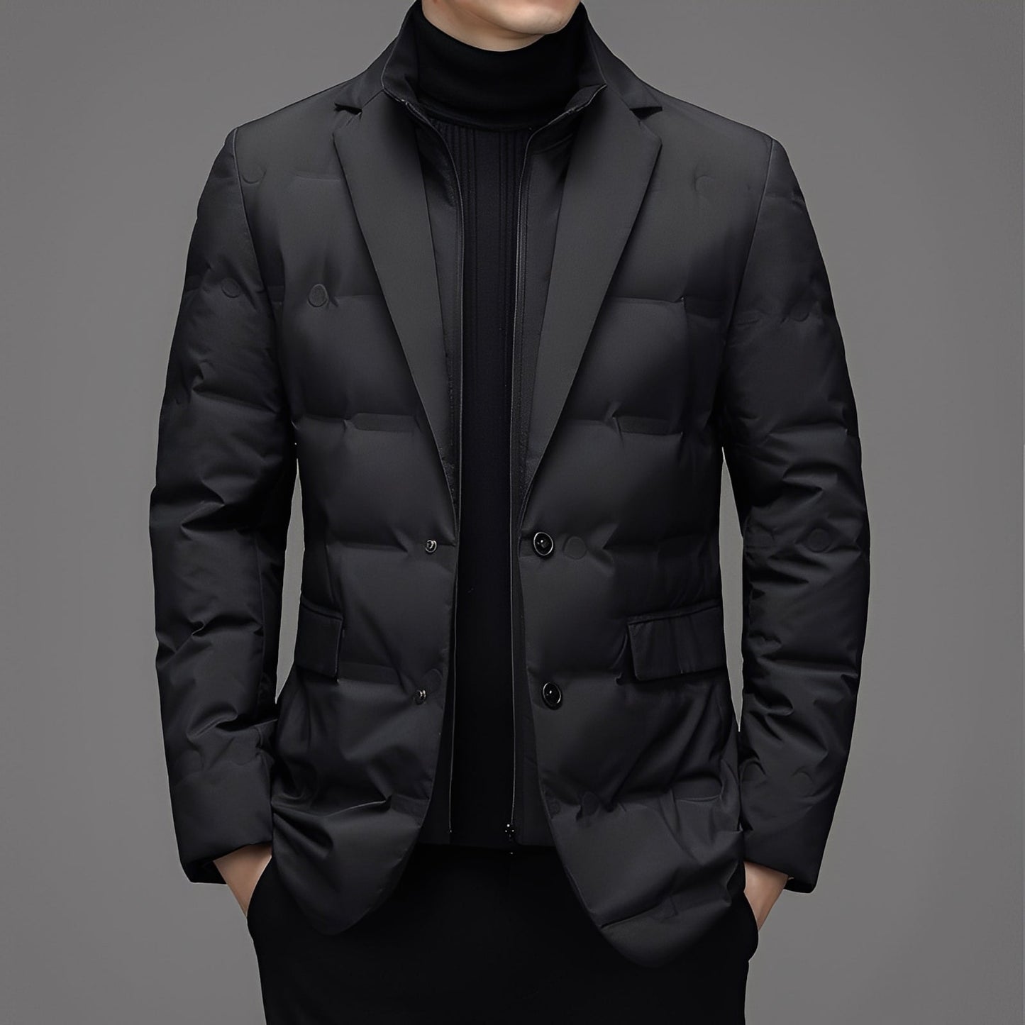 Darren - Tilsfeldig, elegant dunjakke for herrer