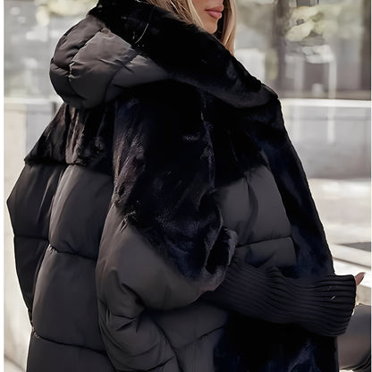 Barbara - Luksuriøs bomberjakke med hette for kvinner