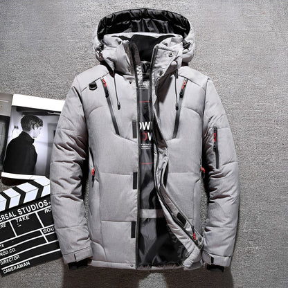 Damian - Moderne hettejakke med flere lommer for herrer
