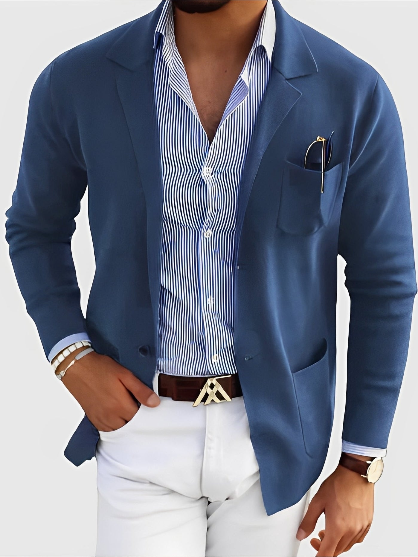 Jordan - Stilig blazer med lommer for menn