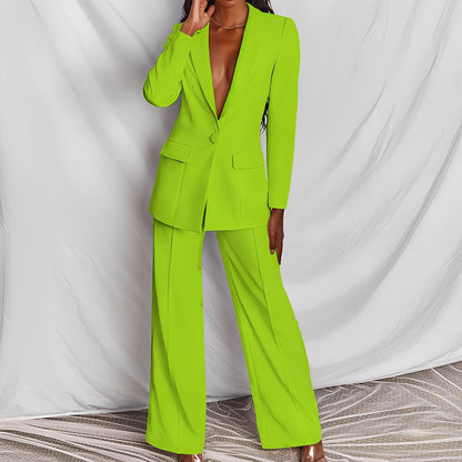 Darcey - Casually chic, formal blazer and pants set for women