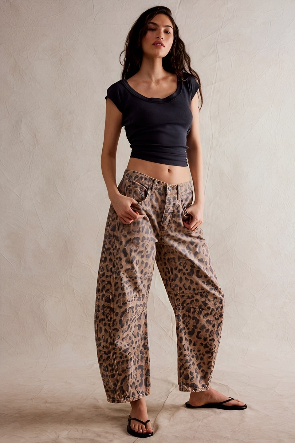Adrienne - Klassiske vidt snittede Barrel-Jeans for damer