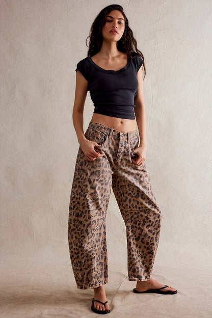 Adrienne - Klassiske vidt snittede Barrel-Jeans for damer