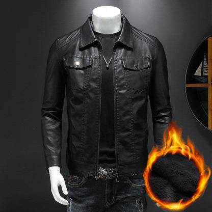 Nelson - Tilfeldig Biker-Skinnjakke for Herrer