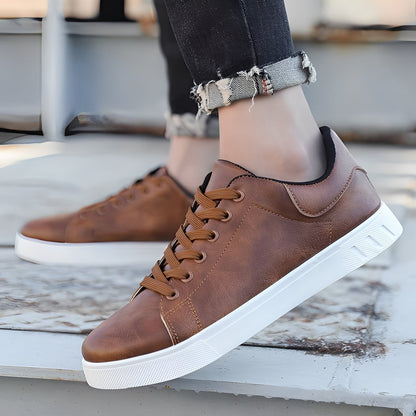 Jerome - Moderne flate lersko for herrer