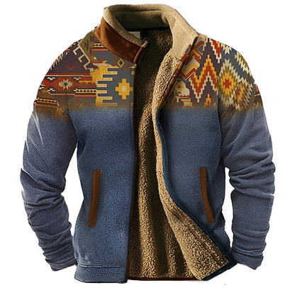 Aubert - Fleecejakke utendørs for menn