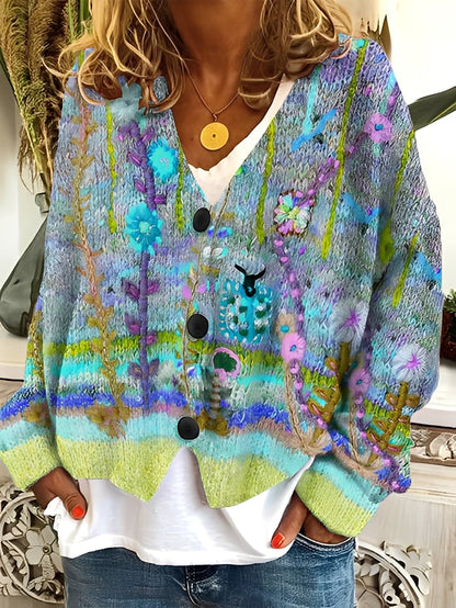 Daphné - Behagelig og fargerik genser for kvinner