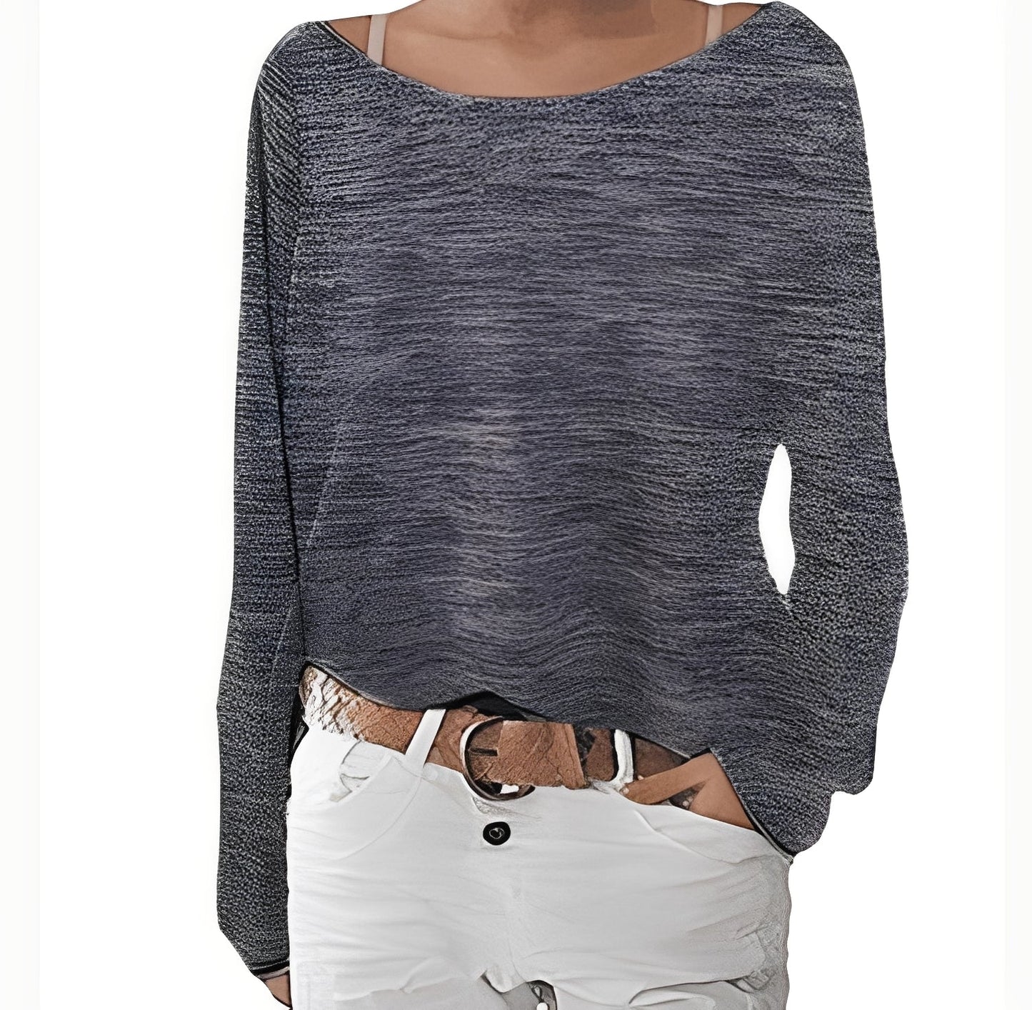 Béatrice - Genser i tynn strikk for kvinner