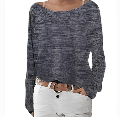 Béatrice - Genser i tynn strikk for kvinner