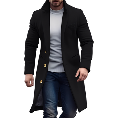 Reilly - Elegant ull-trenchcoat for herrer