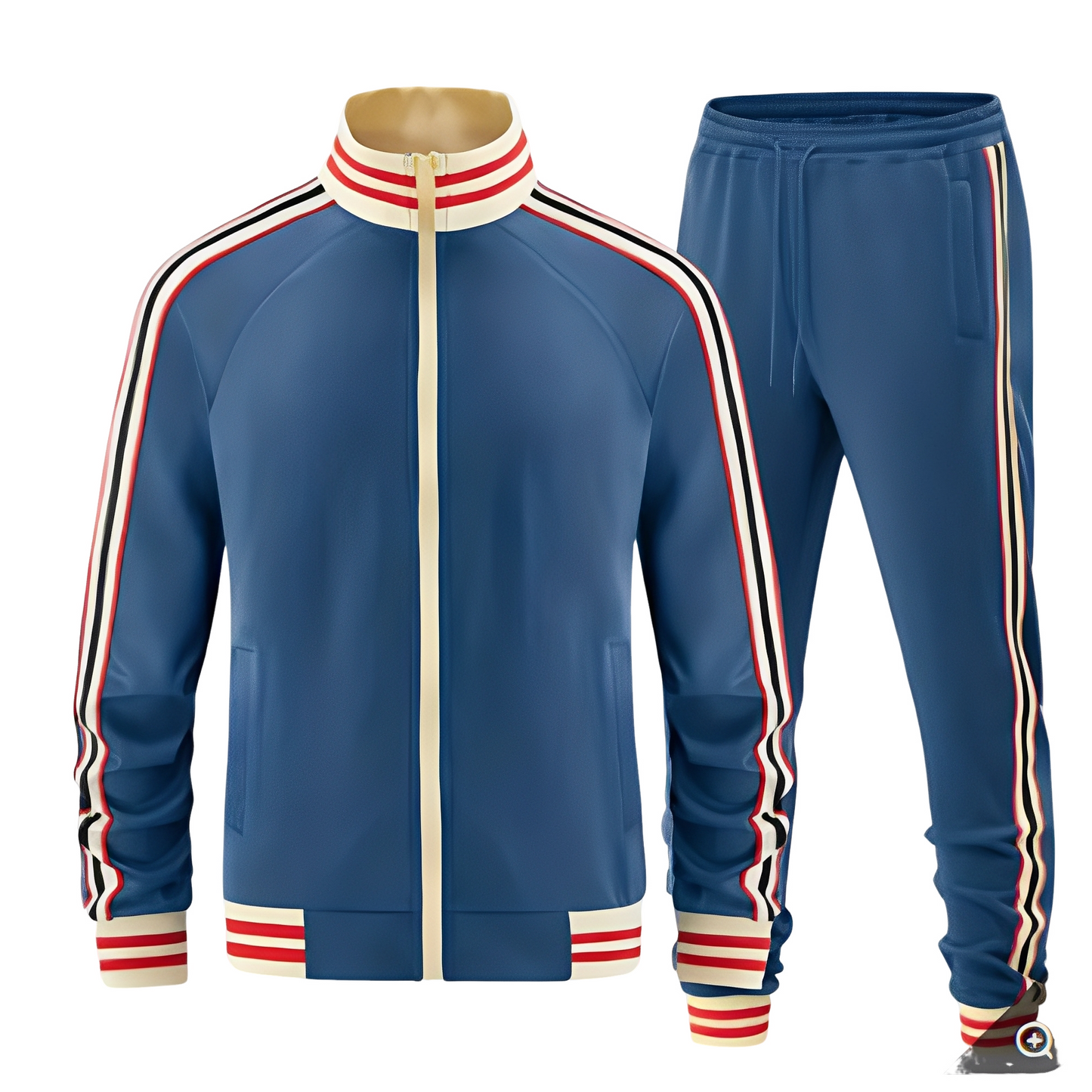 Cullen - Stilfulle stripete sportsett for herrer