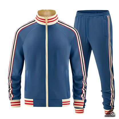 Cullen - Stilfulle stripete sportsett for herrer