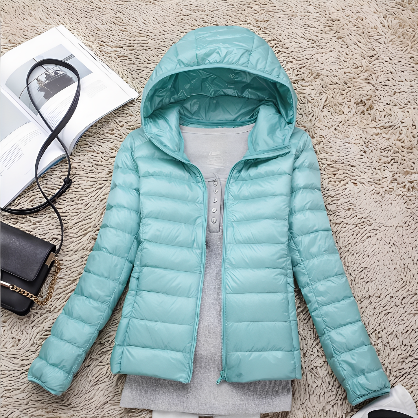 Lyndsay - Enkel, smal dame dunjakke