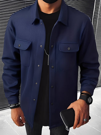 Clinton - Moderne Reversjakke med Lommer for Herrer