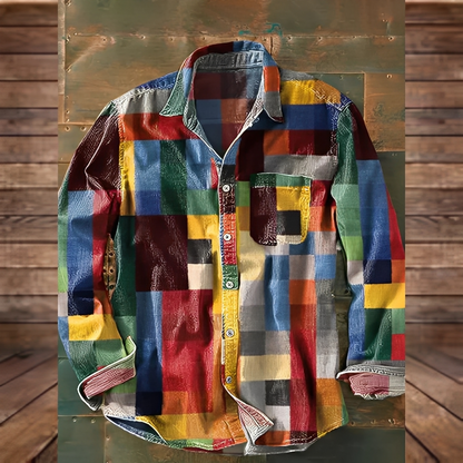 Gontran - Elegant skjorte med praktisk lomme for menn