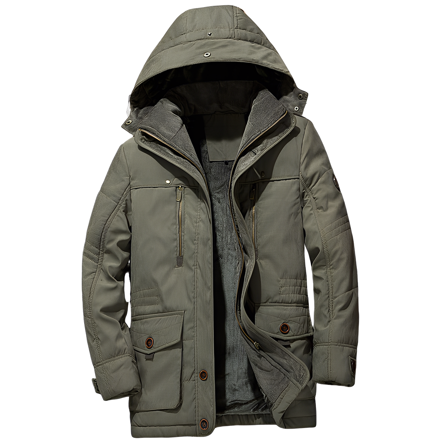 Bruce - Stilfulle hettejakke med varmt fôr for herrer