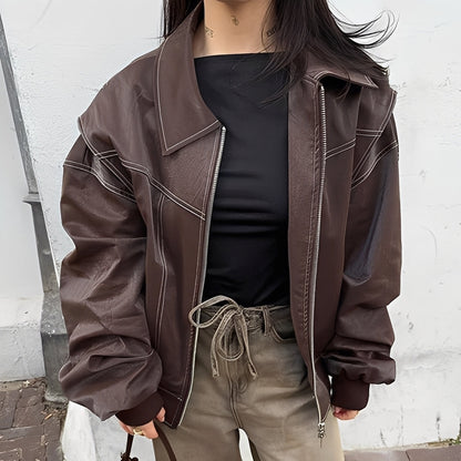 Hailie - Stilfulle, løs passform termisk jakke for damer