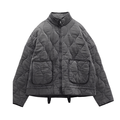 Honora - Klassisk, løs quiltet jakke for damer