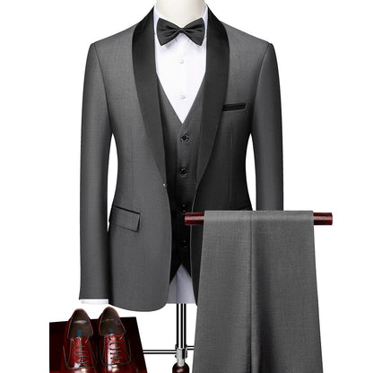 George - Formell 3-delt Slim-Fit-dress for herrer