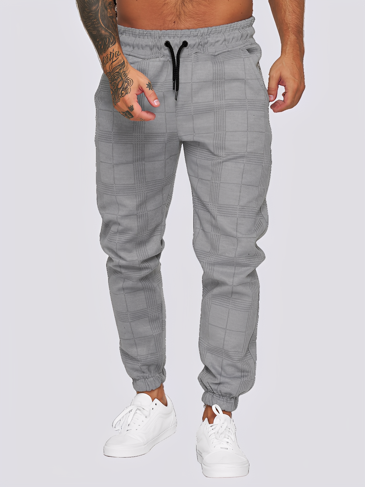 Jaeden - Stilfulle rutete bukser for herrer