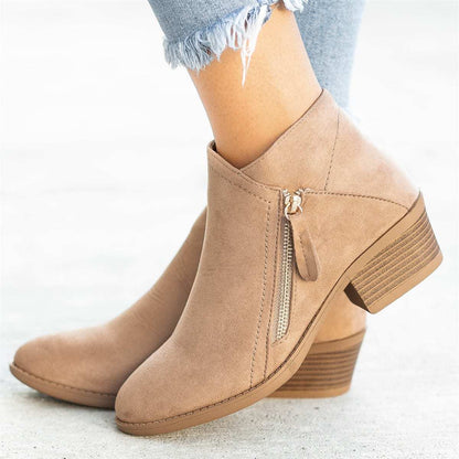 Elizabeth - Stilfulle Lederstiefler i Suede for Damer