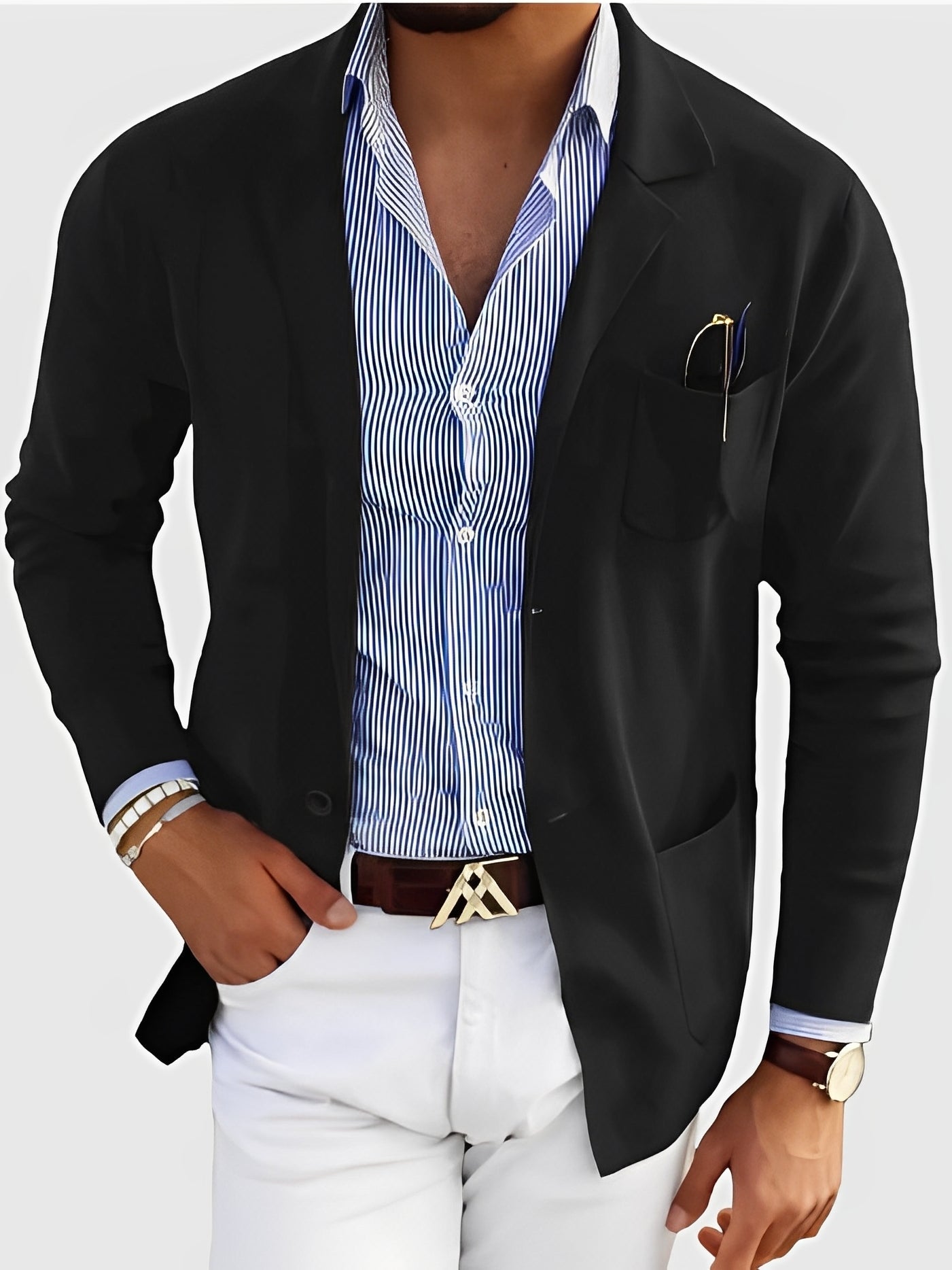 Jordan - Stilig blazer med lommer for menn