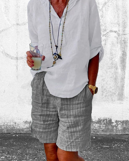 Élise – Shorts med striper